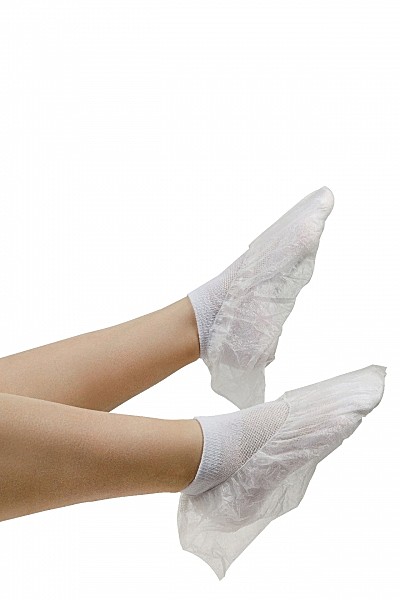 Бахилы (носки) одноразовые, размер М, 500пар/упак, белые