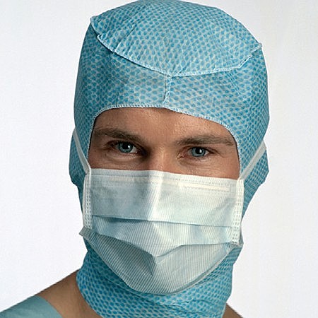 Хирургическая маска экстра-комфорт с защитой от брызг, высокая степень фильтрации BARRIER, 50шт.